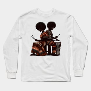 Afrocentric Drums Long Sleeve T-Shirt